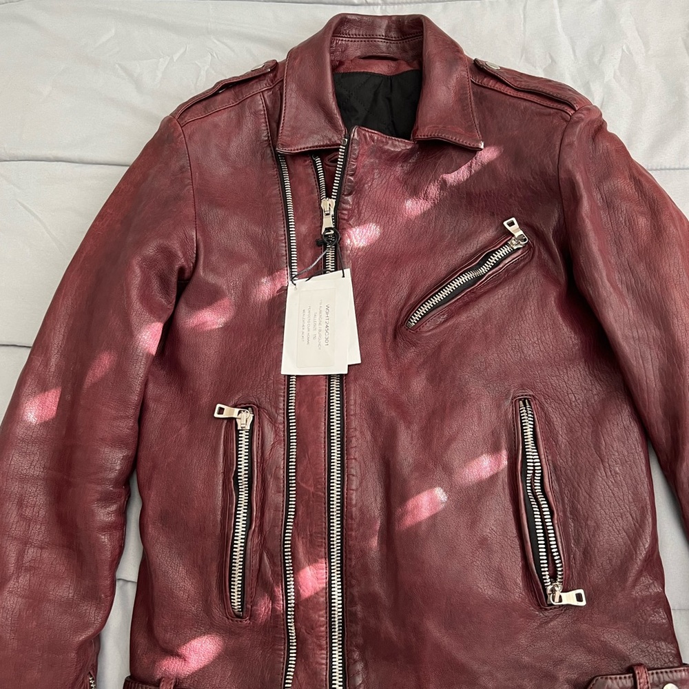 Balmain lamb skin jacket
